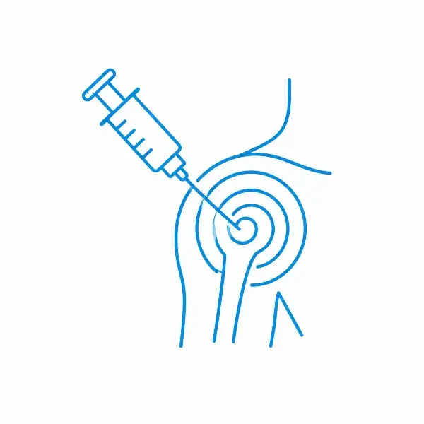 Aplicación dirigida de la terapia celular con guía ecográfica sobre la zona a tratar