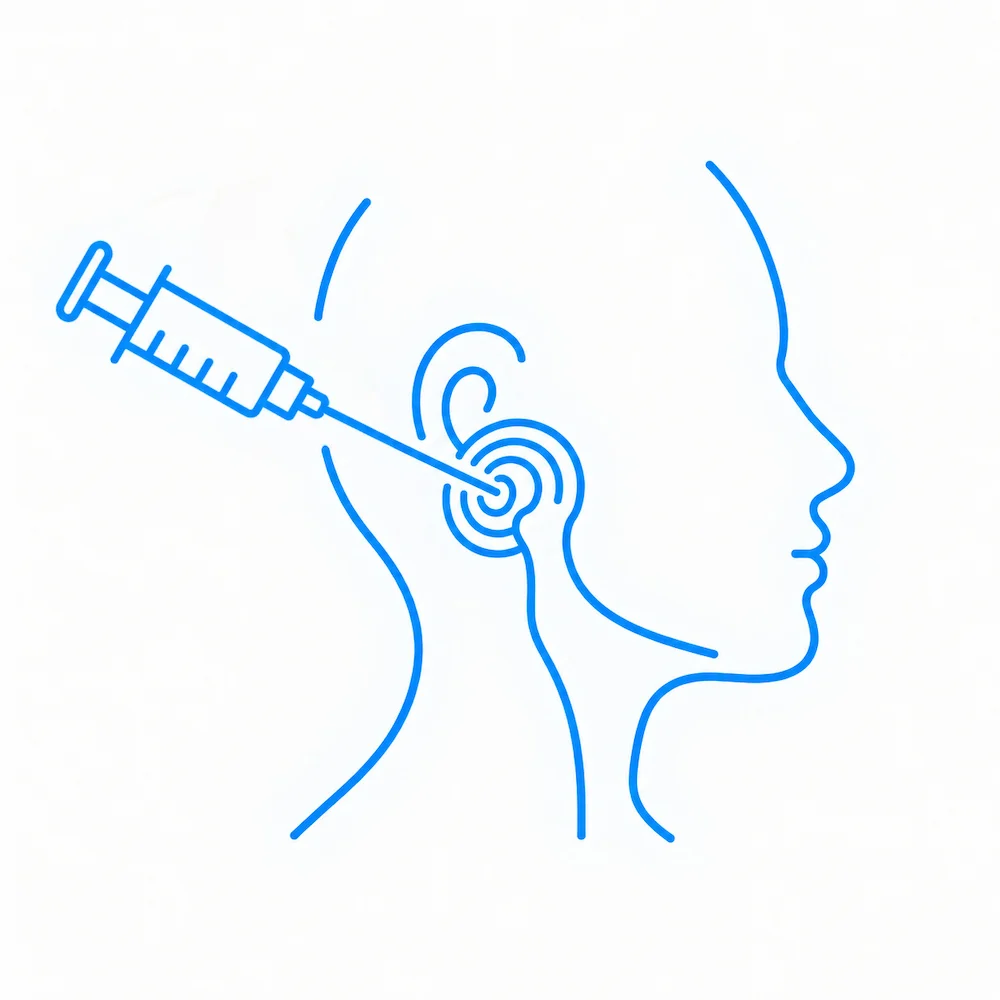 ap-artAplicación dirigida - tratamiento celular de ATMiculación-temporomandibular Icono de aplicación dirigida de terapia celular en la articulación temporomandibular
