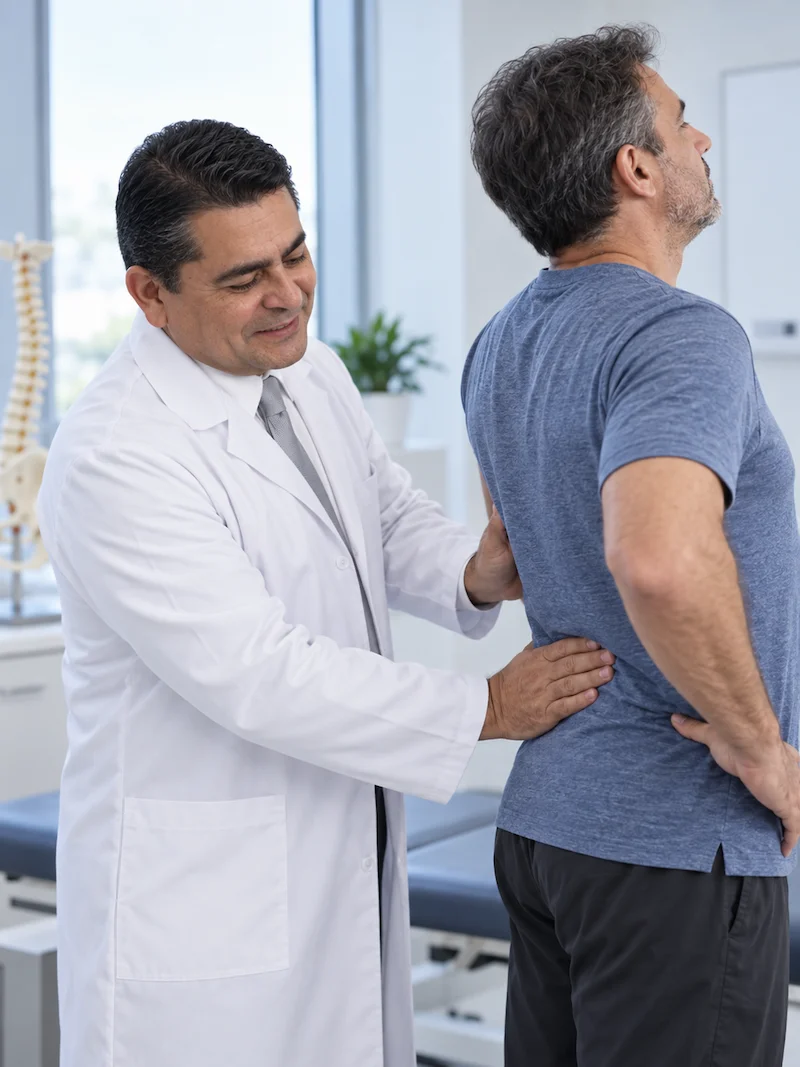Anatomía de la columna lumbar: vértebras, discos intervertebrales y articulaciones facetarias
