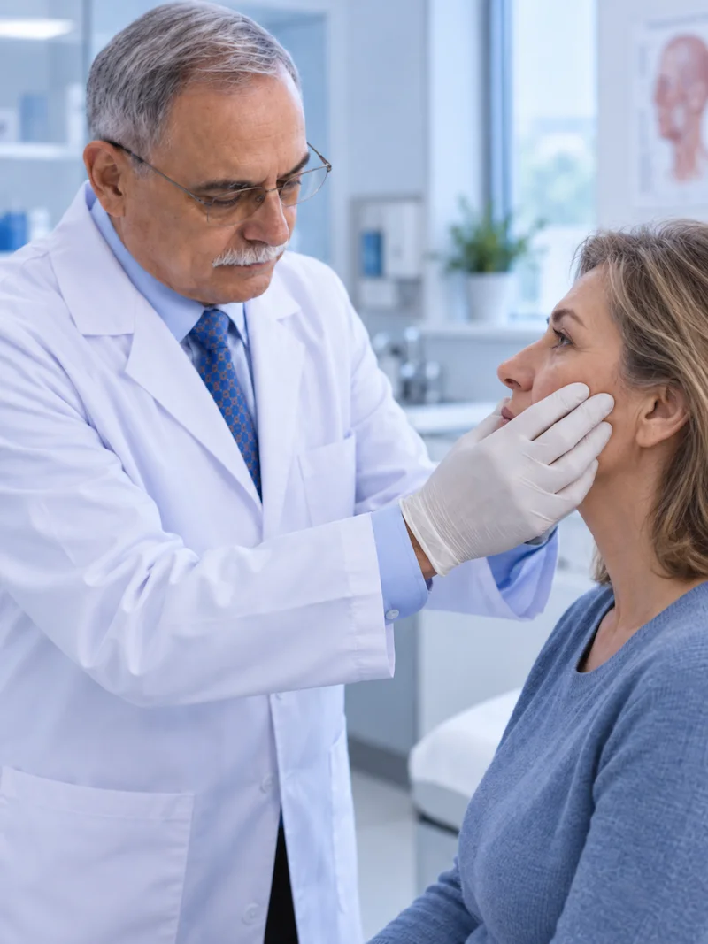 Estructuras del nervio trigémino y causas del dolor facial Representación de las ramas del nervio trigémino y su recorrido en el rostro