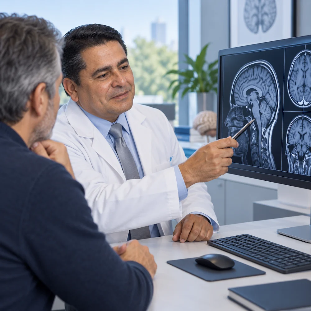 Consulta médica de evaluación neurocognitiva para determinar el origen del compromiso