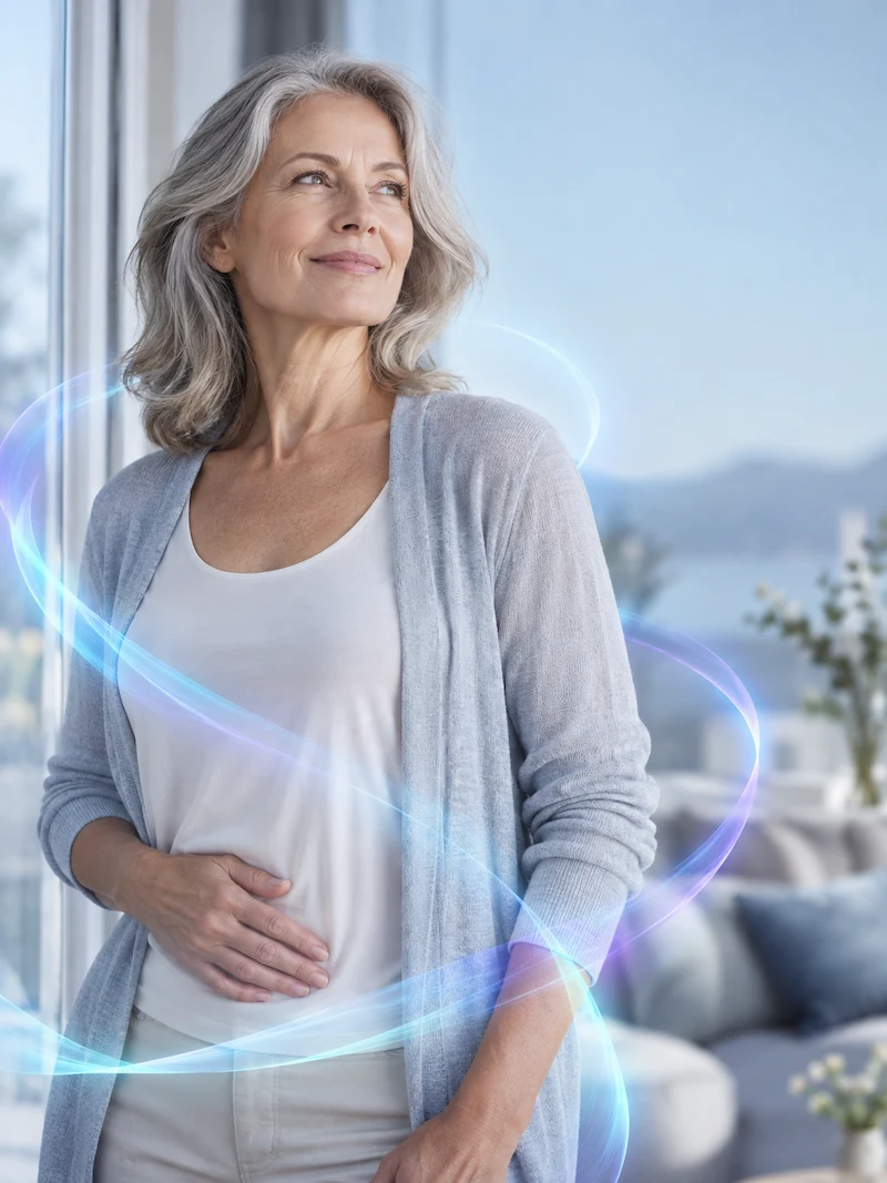 Tratamiento celular para el rejuvenecimiento genital en LYRACELL Persona con síntomas de atrofia vulvovaginal, tratamiento celular en LYRACELL
