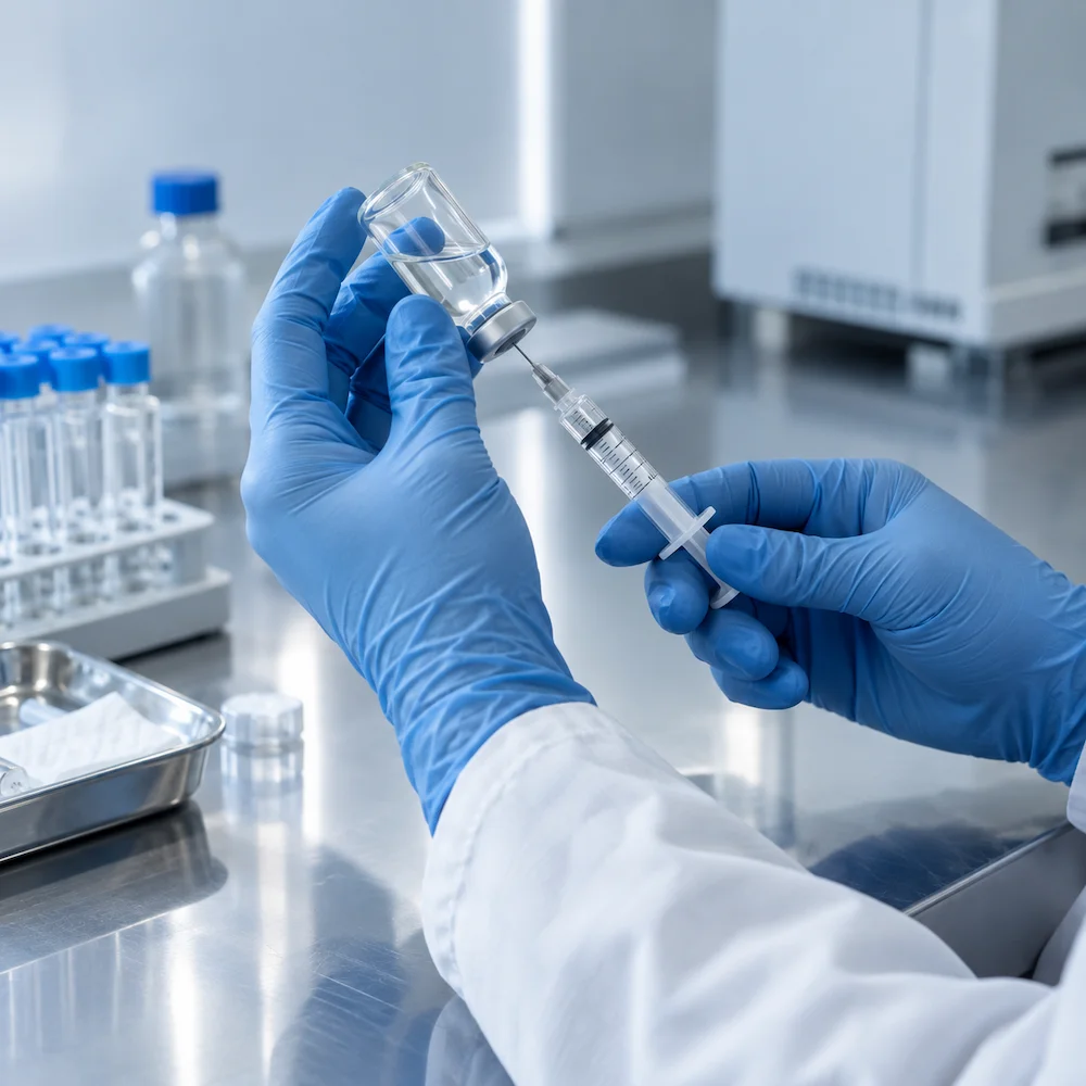 Propuesta terapéutica personalizada - Paso 2 del tratamiento Preparación en laboratorio de la combinación celular personalizada para el tejido vulvovaginal