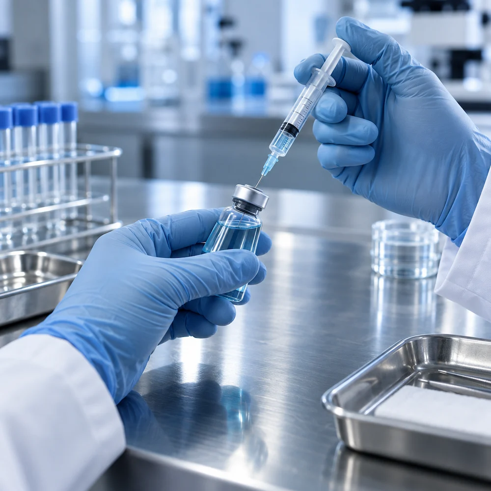 Propuesta terapéutica personalizada - Paso 2 del tratamiento Preparación en laboratorio de la combinación celular personalizada para la columna cervical