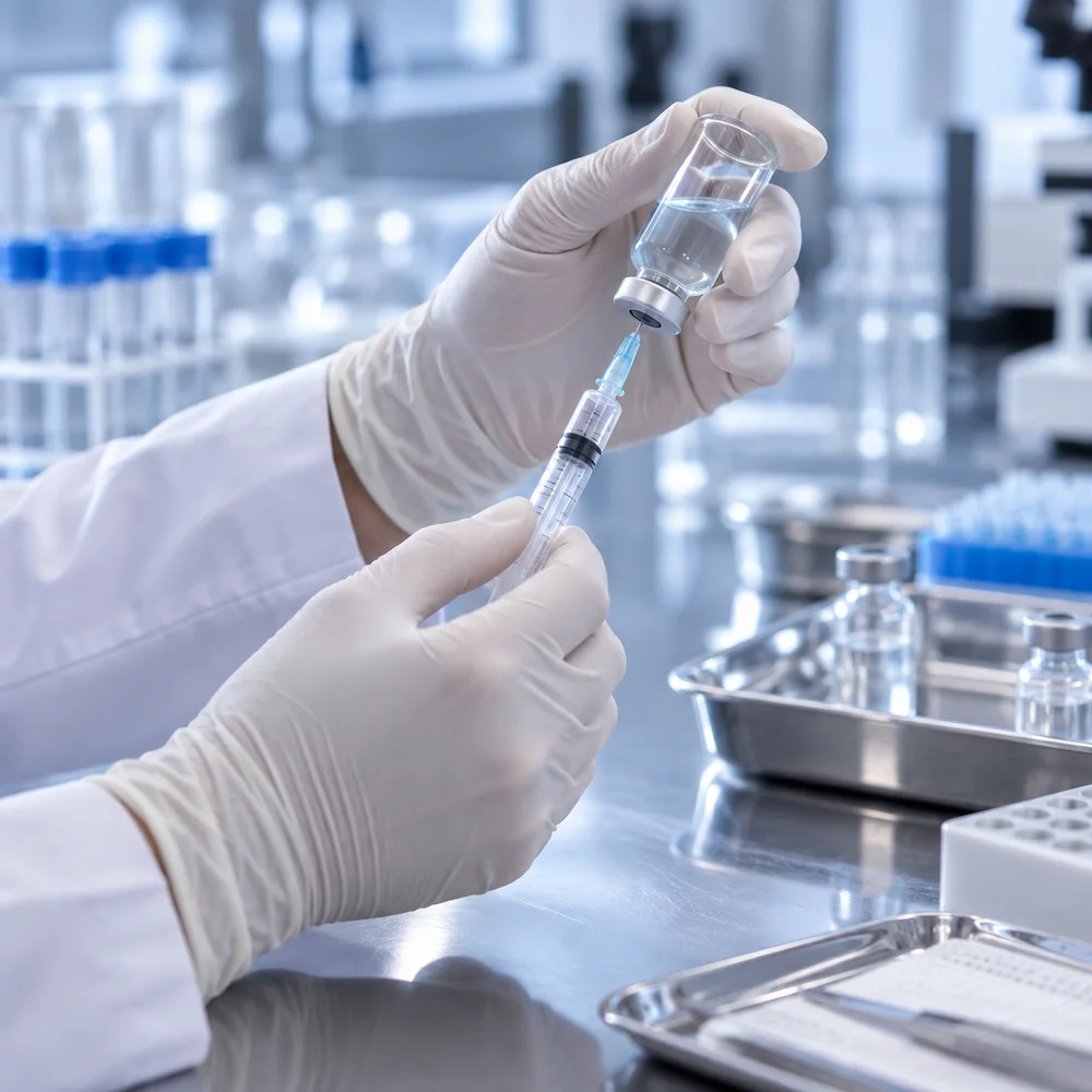 Propuesta terapéutica personalizada - Paso 2 del tratamiento Preparación en laboratorio de la combinación celular personalizada para el nervio trigémino