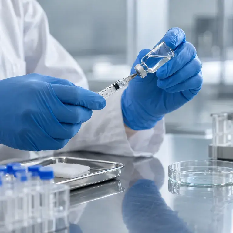Preparación de células madre y linfocitos en laboratorio para la propuesta terapéutica del pie