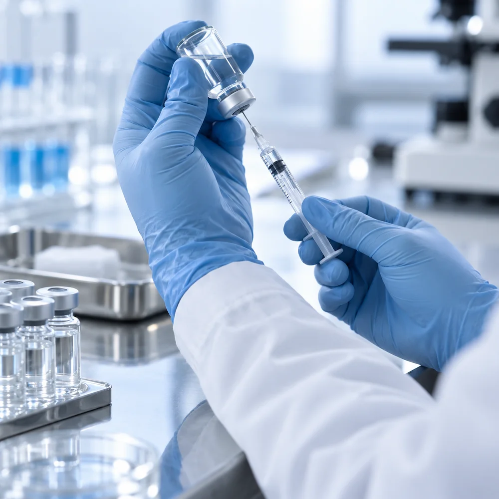 Preparación en laboratorio de la combinación celular personalizada para el sistema digestivo