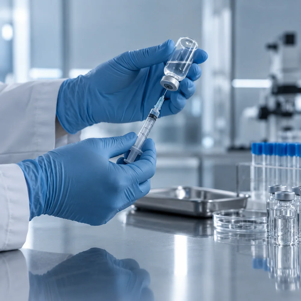 Preparación en laboratorio de la terapia celular personalizada para el tobillo